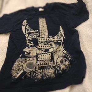 Guitar short sleeve top